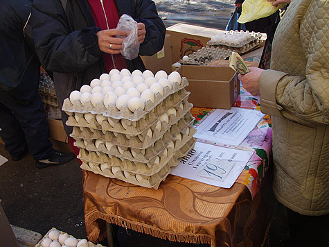 Яйца, масло сливочное, сметана и гречневая крупа заметнее всего подорожали в столице