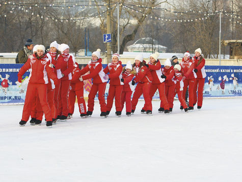 22 декабря на территории спортивного комплекса «Олимпийский» состоялось открытие катка