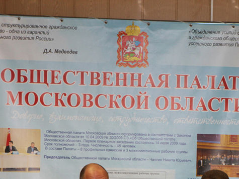 Члены Общественной палаты Подмосковья подвели итоги работы за 2012 год