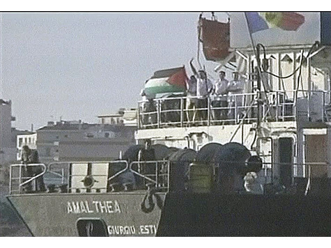 Очередное судно пытается прорвать блокаду Газы