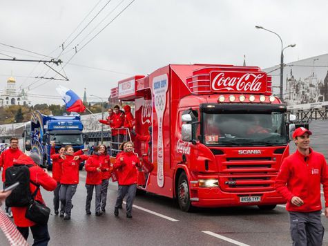 Coca-Cola Россия приветствует Эстафету Олимпийского огня «Сочи 2014» в Иваново