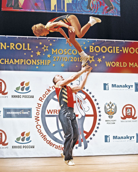 В УСЗ «Измайлово» Иван Юдин и Ольга Сбитнева завоевали пятый в карьере титул чемпионов мира по акробатическому рок-н-роллу