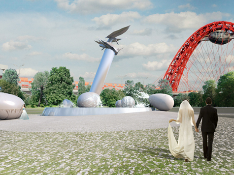 Ко Дню города может открыться новый ЗАГС в «летающей тарелке» на Живописном мосту