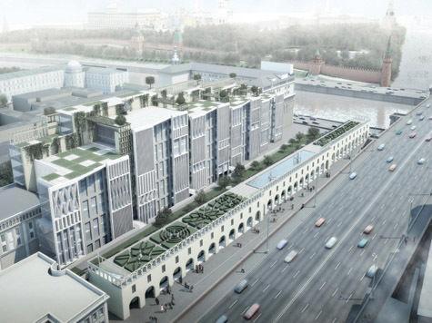 Работать над обликом масштабного гостиничного комплекса в историческом центре столицы будут московские, питерские и французские архитекторы

