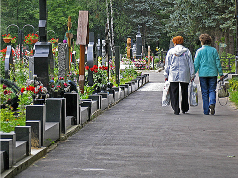 Навести порядок на подмосковных кладбищах и в книгах регистрации захоронений намерены власти Московии