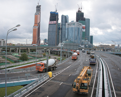 Открыт новый съезд с Третьего транспортного кольца к Москва-Сити