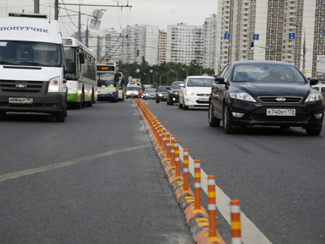 Очередной дорожный эксперимент стартовал в Москве