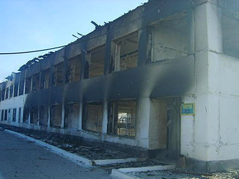 Зэки Краснокаменской колонии сожгли ее дотла, протестуя против режима