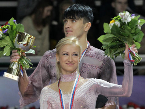 На домашнем этапе Гран-при по фигурному катанию россияне взяли 4 медали 