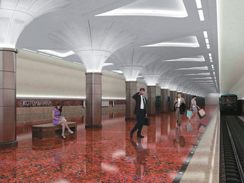 Новая станция «Котельники» будет выполнена в духе метростроевской классики