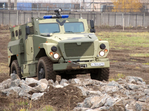 Внутренние войска МВД России получат новый броневик