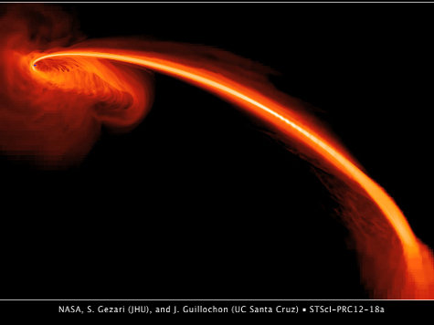 Специалисты решили выяснить механизм поглощения звезды массивной черной дырой