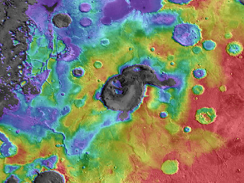 Специалисты NASA обнаружили на Марсе супервулкан, первый в своем роде
