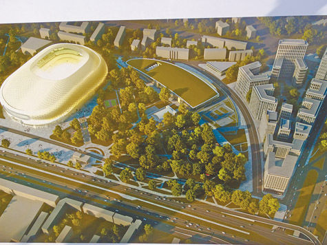 Сергею Собянину показали обновленный проект стадиона «Динамо»
