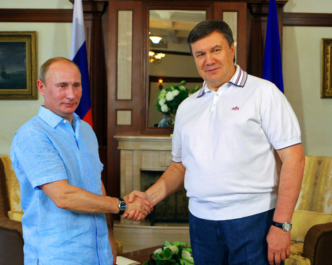 Путин и Янукович провели таинственные переговоры