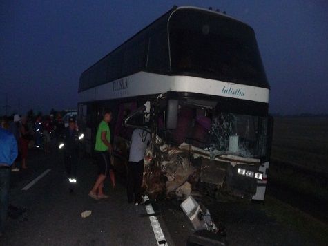 В Ростовской области произошла авария с участием пассажирского автобуса