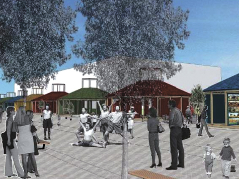 Свободных художников на Крымской набережной «поселят» в шатры