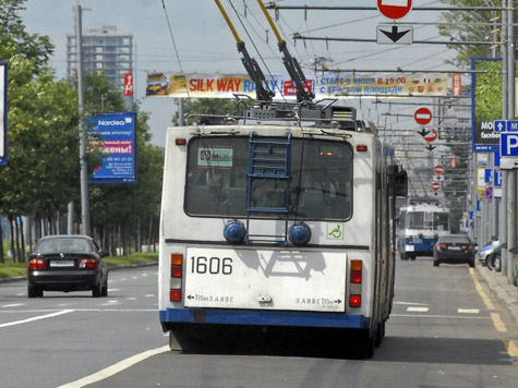 Идею модернизировать старую контактную сеть троллейбуса в Москве одобрили столичные власти