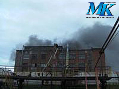 Казанский пороховой завод тушили свыше 2 часов: от огня пострадала одна работница