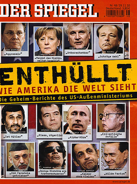 Скандальные материалы публикует немецкий журнал Der Spiegel 
