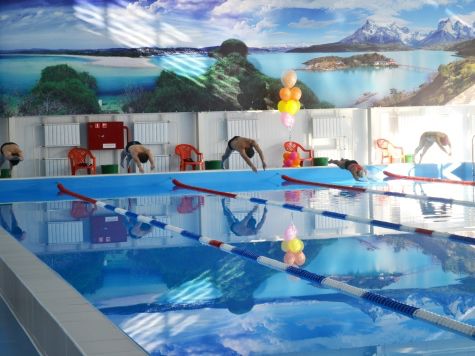 Современный крытый бассейн построили в оздоровительном комплексе «Юбилейный» АНХК