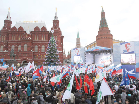 Митинг “Единой России” активировал президентскую кампанию