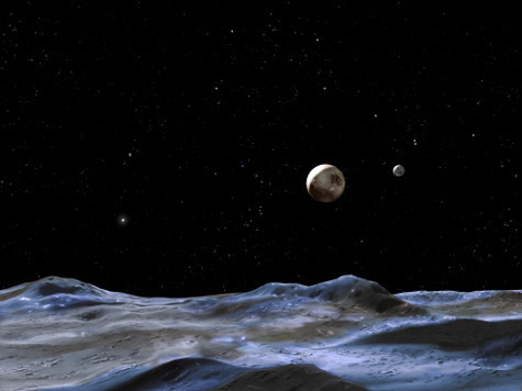 Поверхность Плутона состоит из тонкого слоя льда азота, под которым находится слой водяного льда