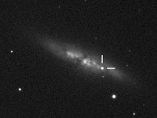 Об открытии сверхновой сообщил астроном Стив Фосси (Fossey) из Университетского колледжа Лондона