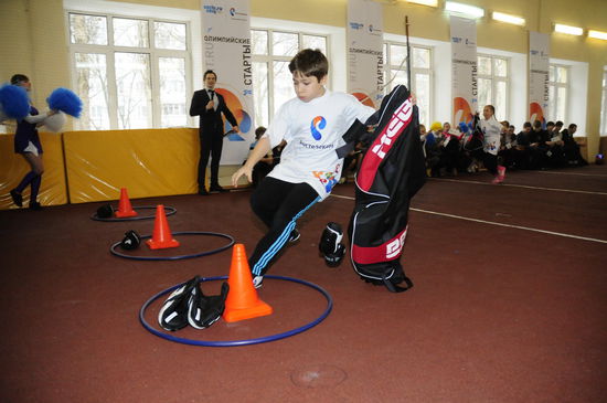 Ученики школы №48 приняли участие в «Зимних олимпийских стартах» «Ростелекома»