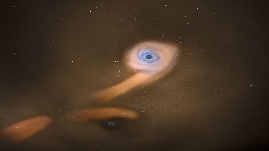 Впервые обнаружен тандем черных дыр: они разорвали на части звезду
