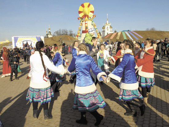 В этом году главной площадкой празднования Масленицы в Московской области стал Дмитров