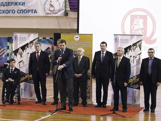 В столичном Дворце игровых видов спорта «Содружество» отметили Международный день инвалидов.