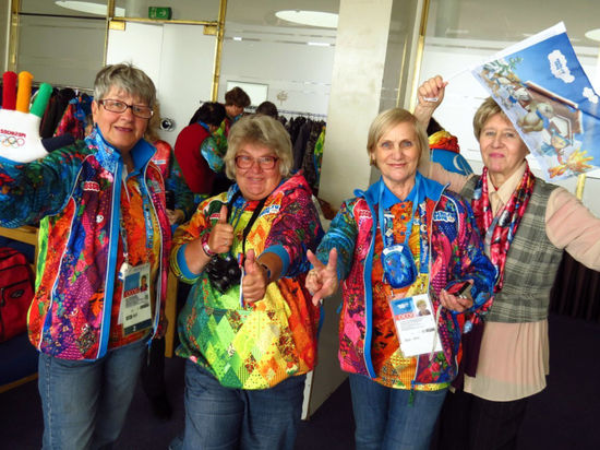 Петербургские пенсионеры не жалели здоровья на Олимпиаде в Сочи