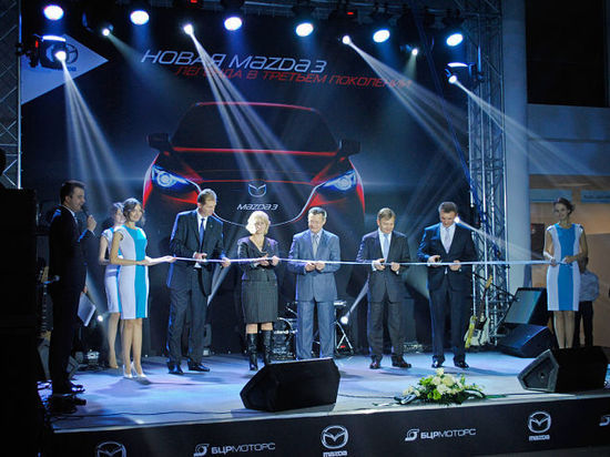Презентация новой Mazda3 состоялась в новом дилерском центре в Нижнем Новгороде