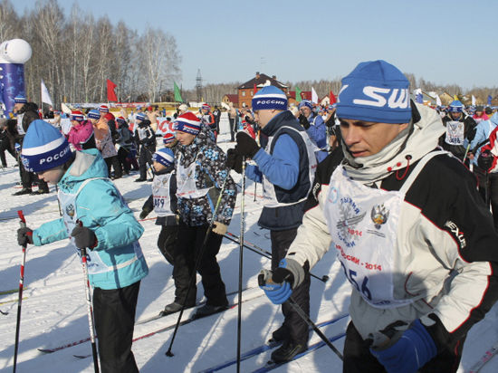 Тюмень приняла участие в XXXII открытой Всероссийской массовой лыжной гонке «Лыжня России» 

