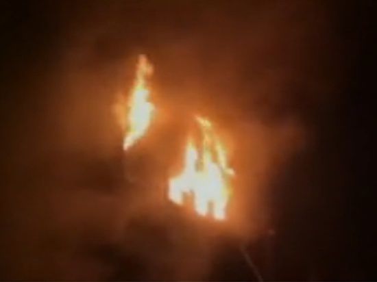 Пожар возник в нескольких вагонах поезда, следовавшего в Дехрадун
