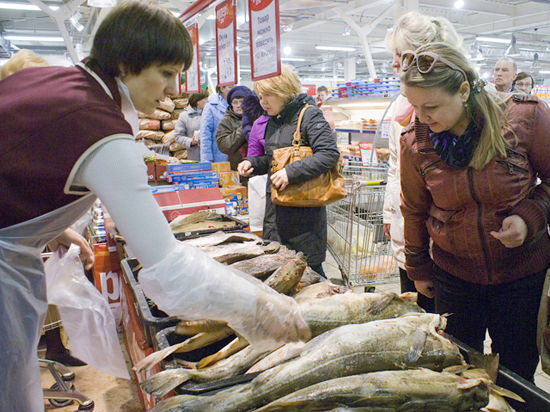 На рыбном рынке зафиксирован дефицит на основные виды рыб