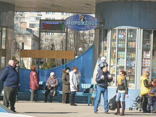 Табло, информирующее пассажиров о точном времени прибытия автобуса, появилось в Подольске на остановке «Площадь Ленина»