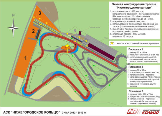 Нижегородское кольцо карта