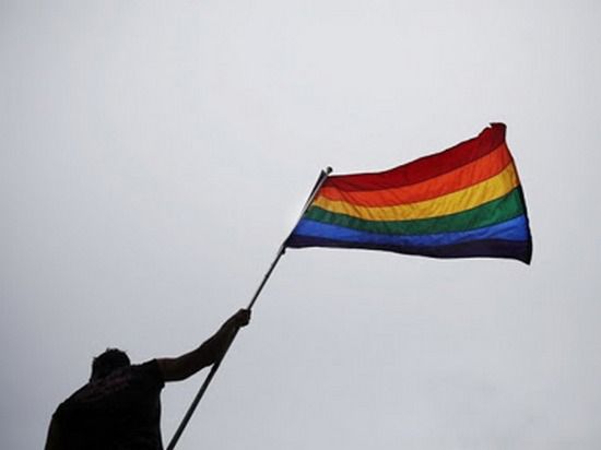Геи, лесби и «би» ограничились флеш-мобом и плясками с «радужными» флагами
