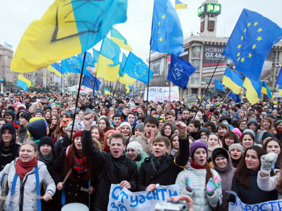 На площади Вильнюса организовали мини-майдан
