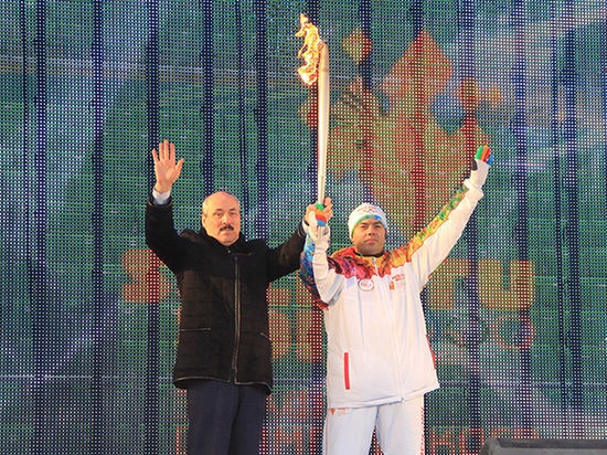 Эстафета Олимпийского огня «Сочи 2014» прошла 27 января в Республике Дагестан. 