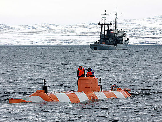 Подводные тренировки спасателей Северного флота проходят в Кольском заливе