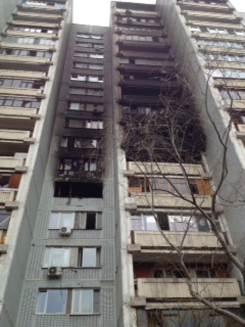 Взрыв в жилом доме в Москве
