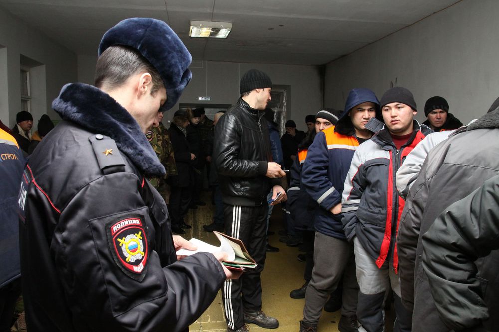 Миграционный патруль в Нижнем Новгороде