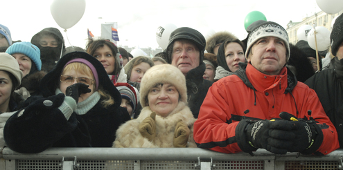 Митинг "За честные выборы" прошел на Болотной площади