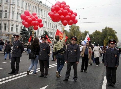 В Москве прошел третий "Марш миллионов"
