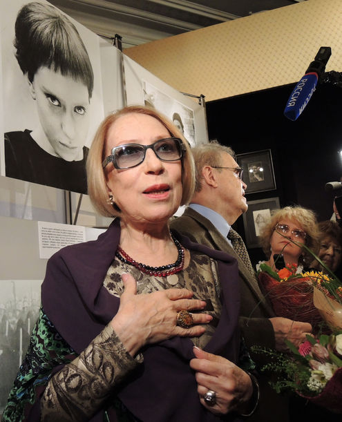Инна Чурикова на открытии выставки «Свет-актриса»