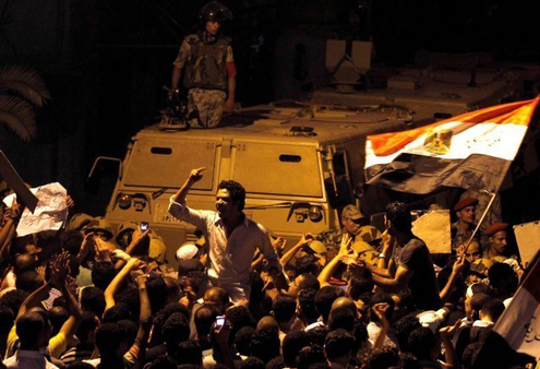 Израильский удар возмездия вызвал ярость египтян