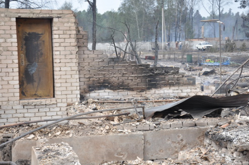 Пожар в Рязани сжег целое поселение